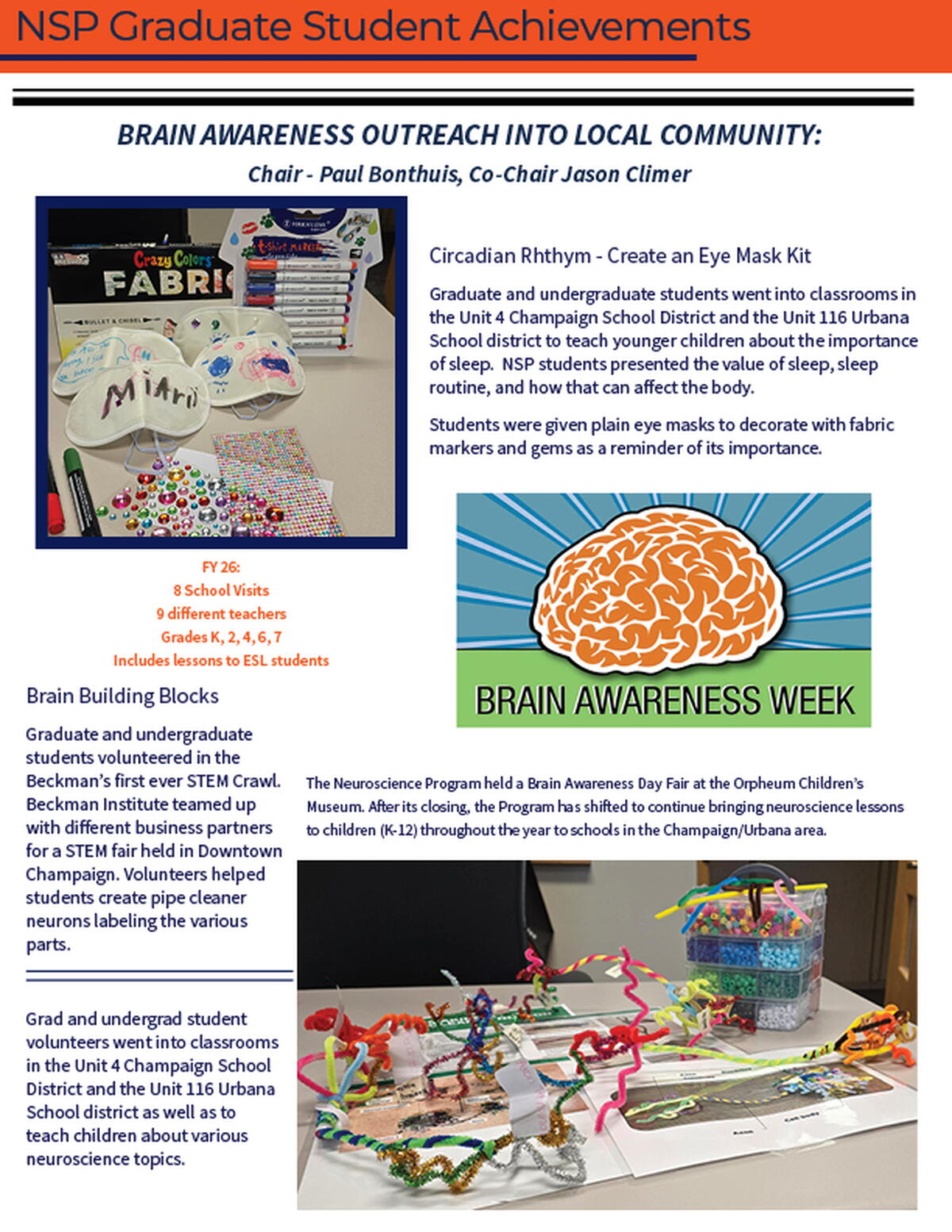 NSP Brain Awareness Activities 2025-2026