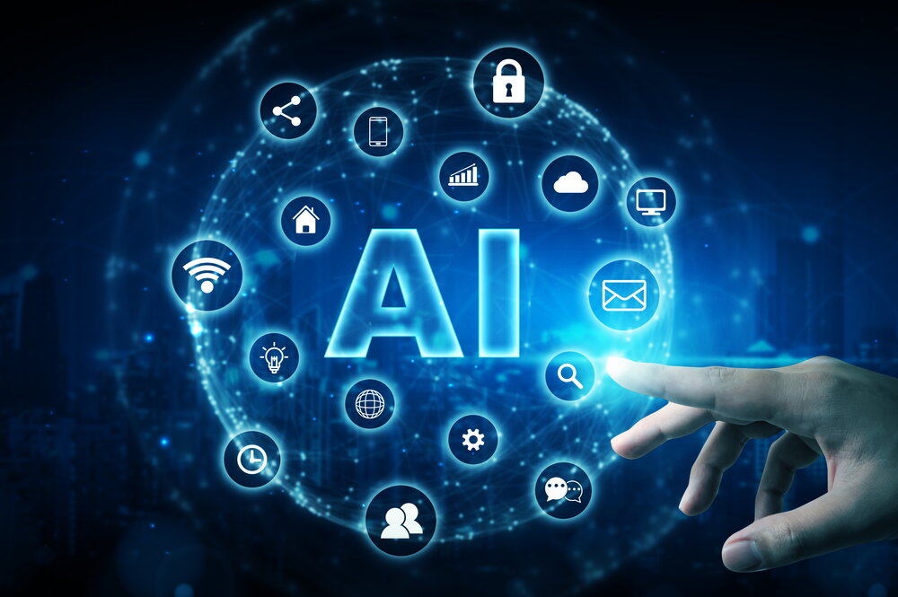 AI Image with fingers pointing