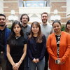 The 2024 Beckman Institute Graduate Fellows presented their research at an open house and poster session on November 13, 2024. Credit: Lauren Otolski, Beckman Communications Office.