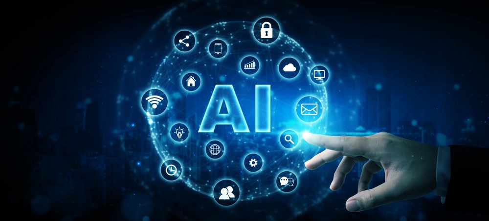 AI Image with fingers pointing