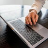 Typing on Laptop