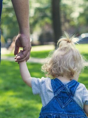 Parent Walking with Child