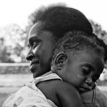 Mother Holding Her Child